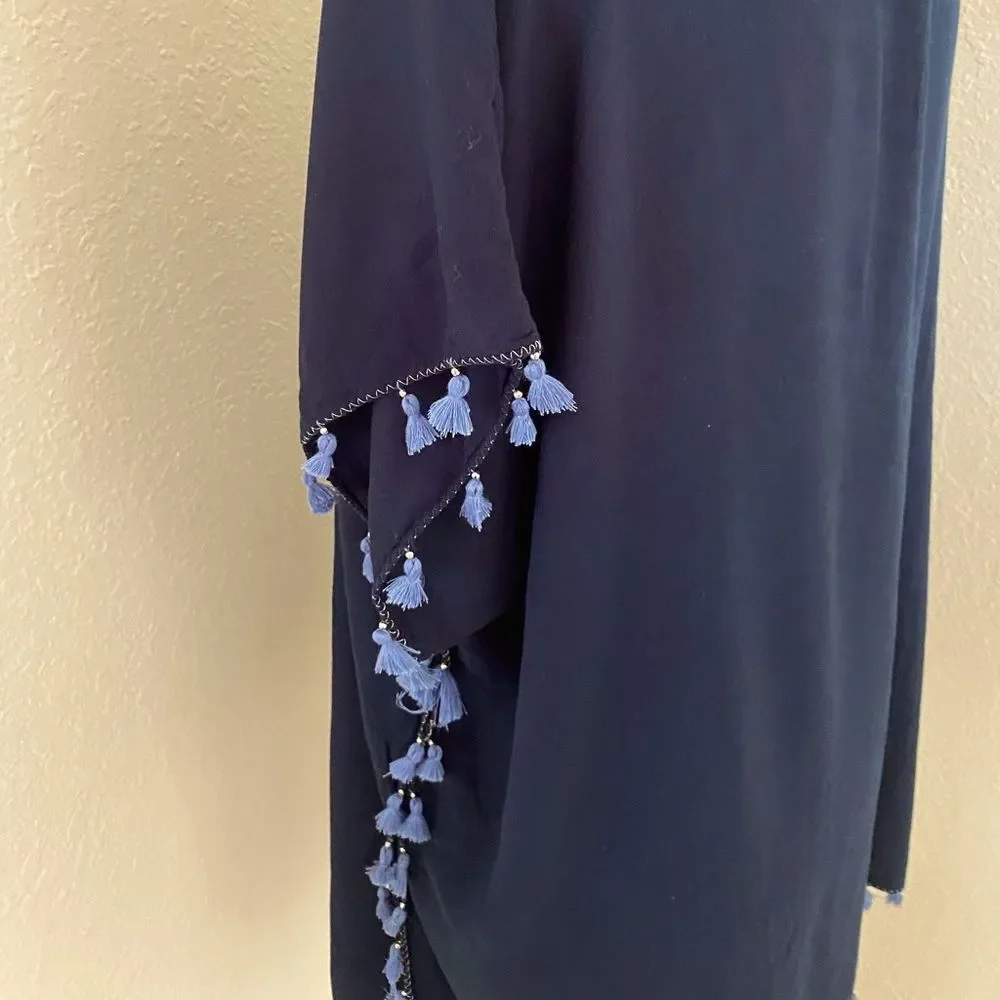 Seafolly Kaftan Tassel Trim Cover Up Dress